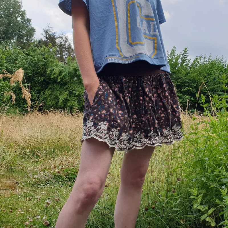 Poche dans le creux d’une couture